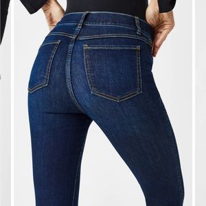 Spanx, ankle skinny jean, midnight shade, size s (2-4)